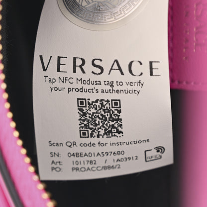Versace Nappa Quilted Medusa Shoulder Bag Fuchsia 7 of 12
