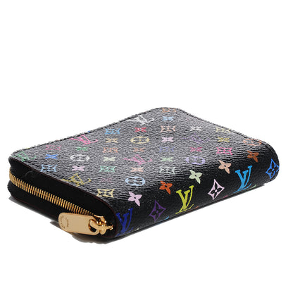 Louis Vuitton Monogram Multicolor Zippy Coin Purse Black Grenade 4 of 8
