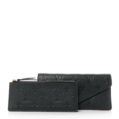 Louis Vuitton Empreinte Josephine Wallet Black 3 of 15
