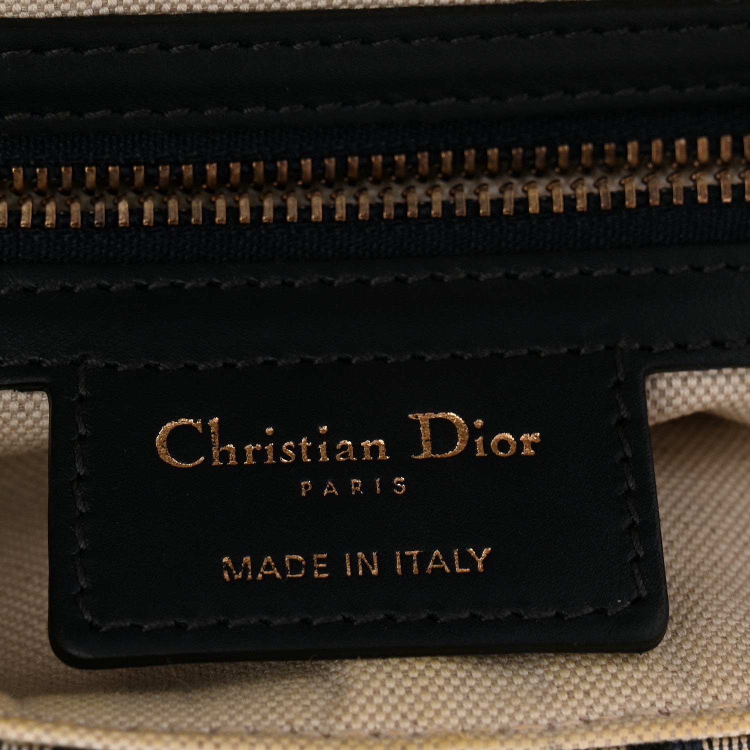 Christian Dior Oblique Saddle Bag Blue 6 of 10