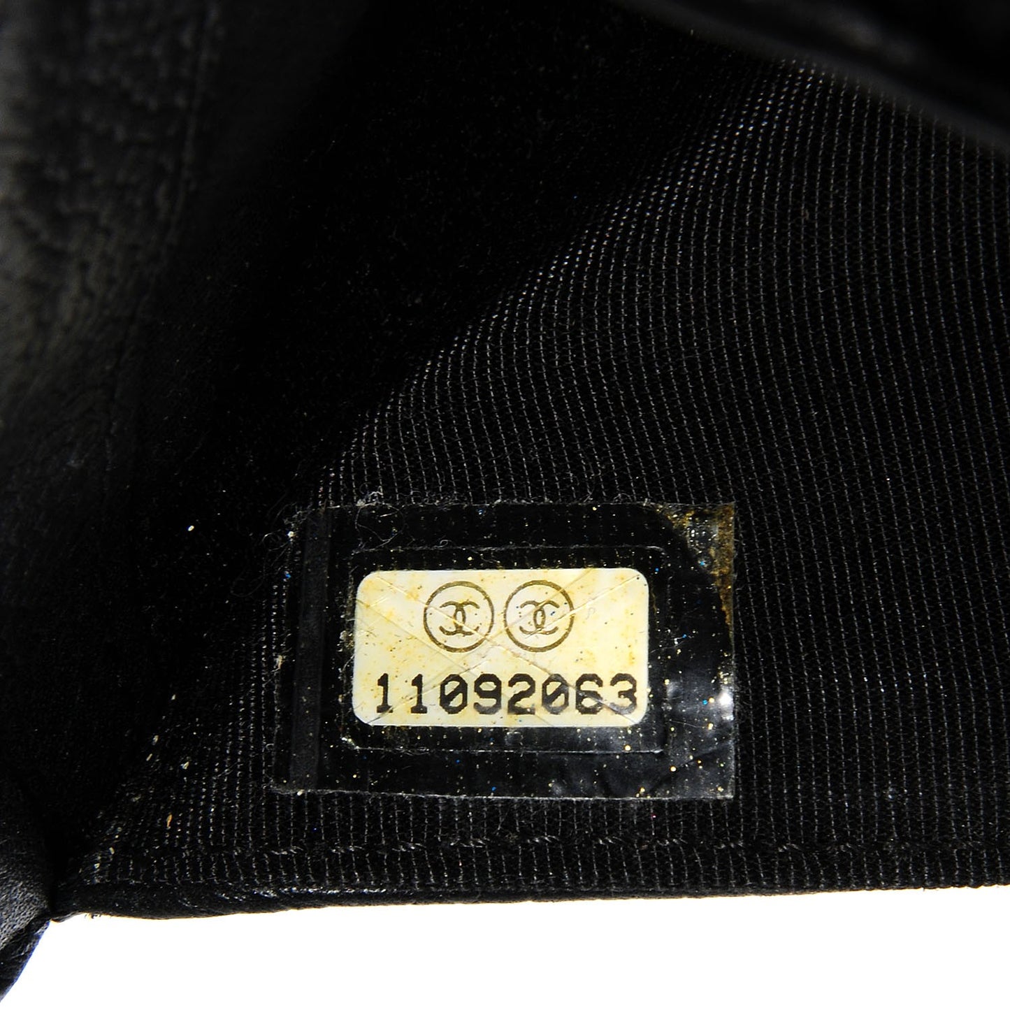 Caviar Quilted Long Flap Wallet Black