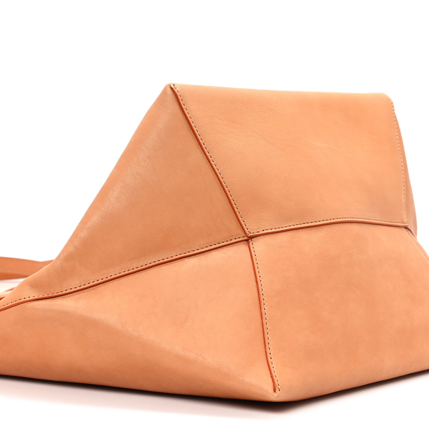 Mansur Gavriel Vegetable Tanned Calfskin Everyday Soft Tote Cammello 9 of 11