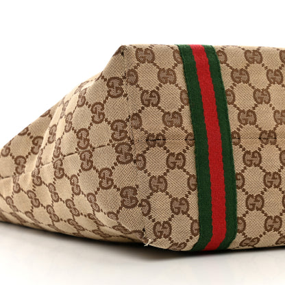 Gucci Monogram Medium Jolicoeur Tote Dark Brown 8 of 11