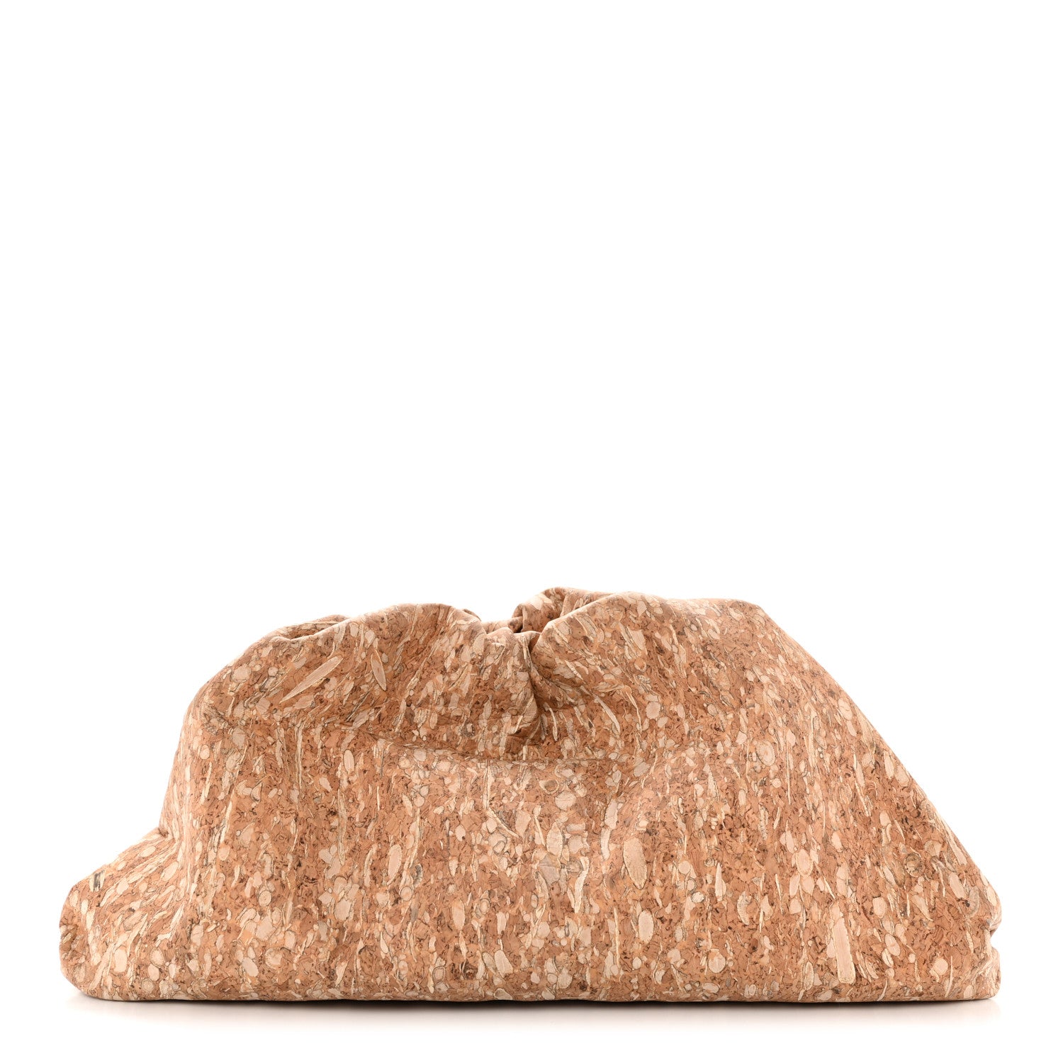 Bottega Veneta Cork The Pouch Oversized Clutch Natural 1 of 7