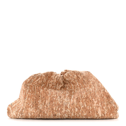 Bottega Veneta Cork The Pouch Oversized Clutch Natural 1 of 7