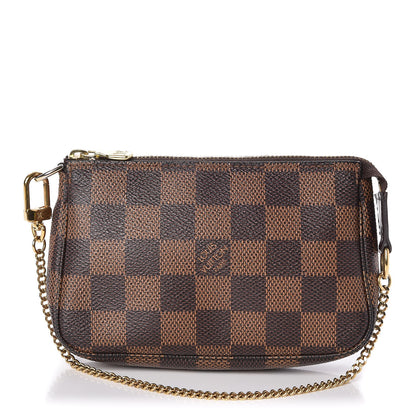 Louis Vuitton Damier Ebene Mini Pochette Accessories 1 of 8