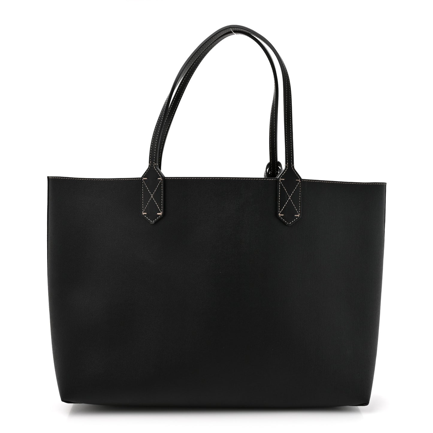 Calfskin GG Supreme Monogram Medium Reversible Tote Black