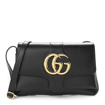 Gucci Vitello Palmellato Lux Small Arli Flap Shoulder Bag Black 1 of 11
