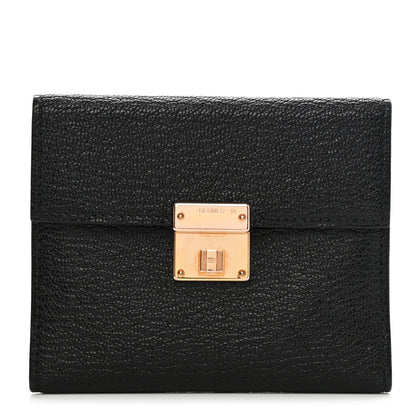 Hermes Chevre Mysore Clic Mini Card Holder Black 1 of 8