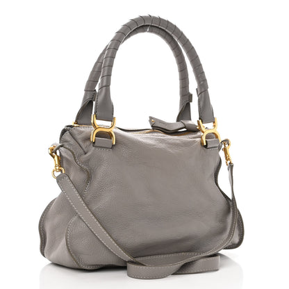 Chloe Calfskin Medium Marcie Satchel Cashmere Grey 2 of 10