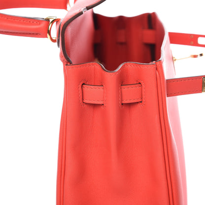 Hermes Swift Kelly Retourne 25 Rouge Tomate 9 of 41