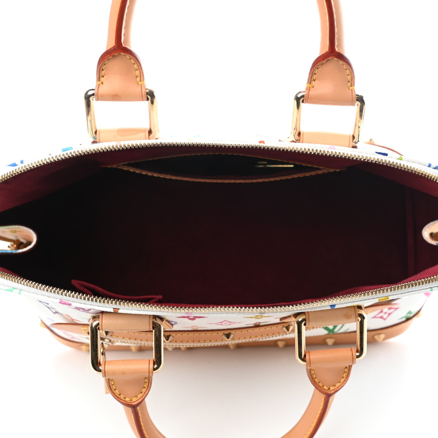 Louis Vuitton Monogram Multicolor Alma White 4 of 4