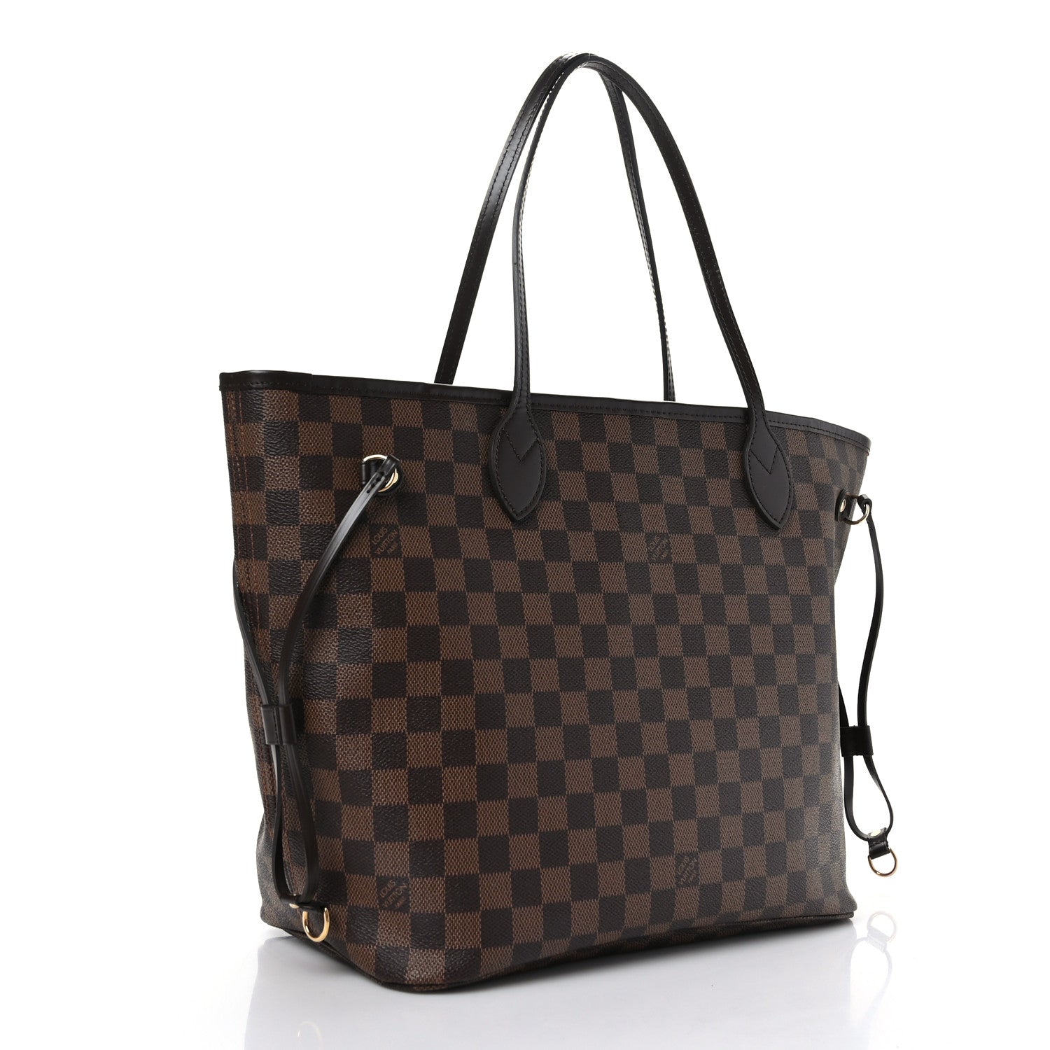 Louis Vuitton Damier Ebene Neo Neverfull MM Rose Ballerine 4 of 10