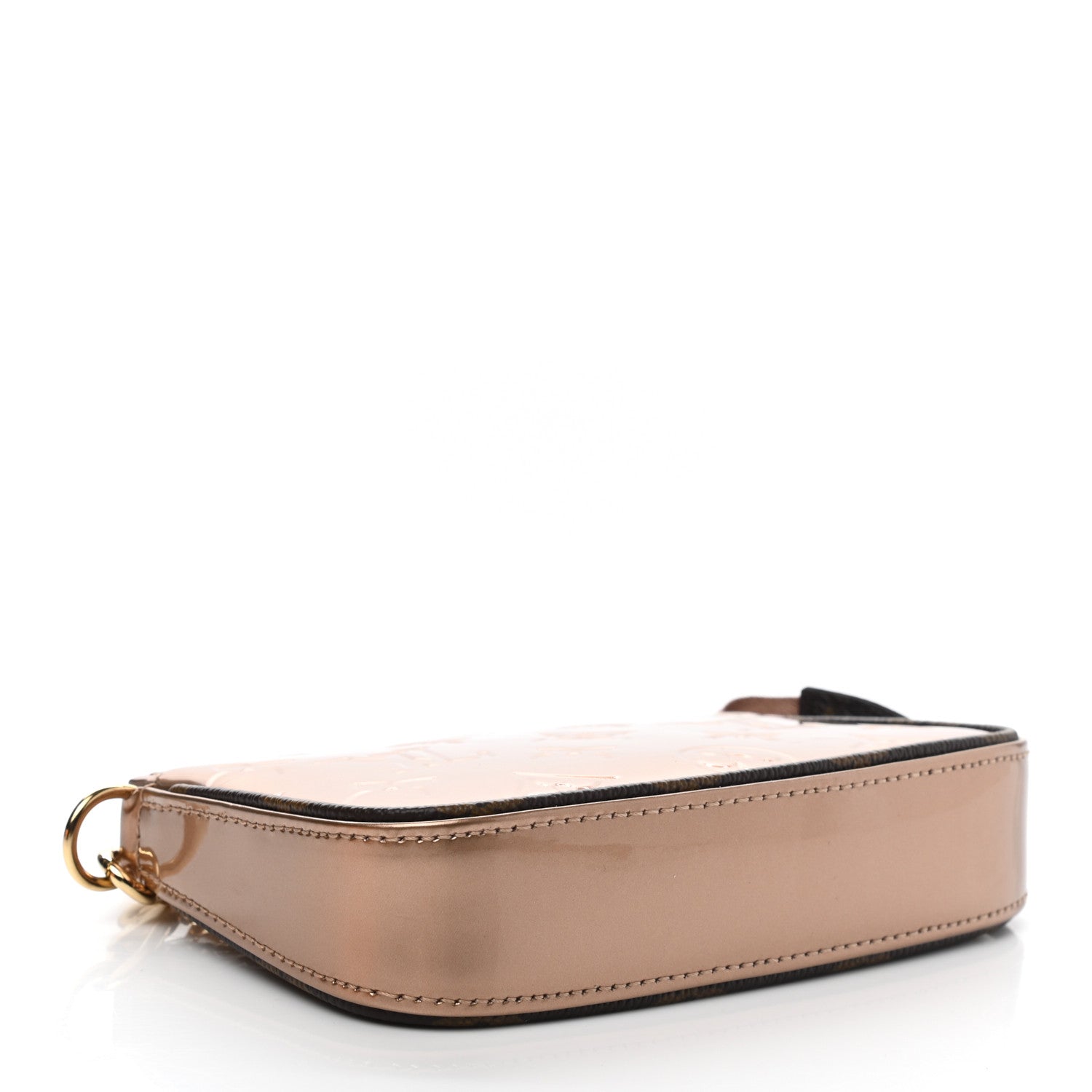 Louis Vuitton Metallic Vernis Mini Pochette Accessories Rose Gold 4 of 7