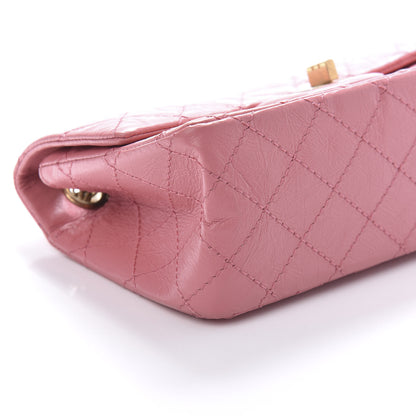 Chanel Aged Calfskin Quilted 2.55 Reissue Mini Flap Pink 7 of 12