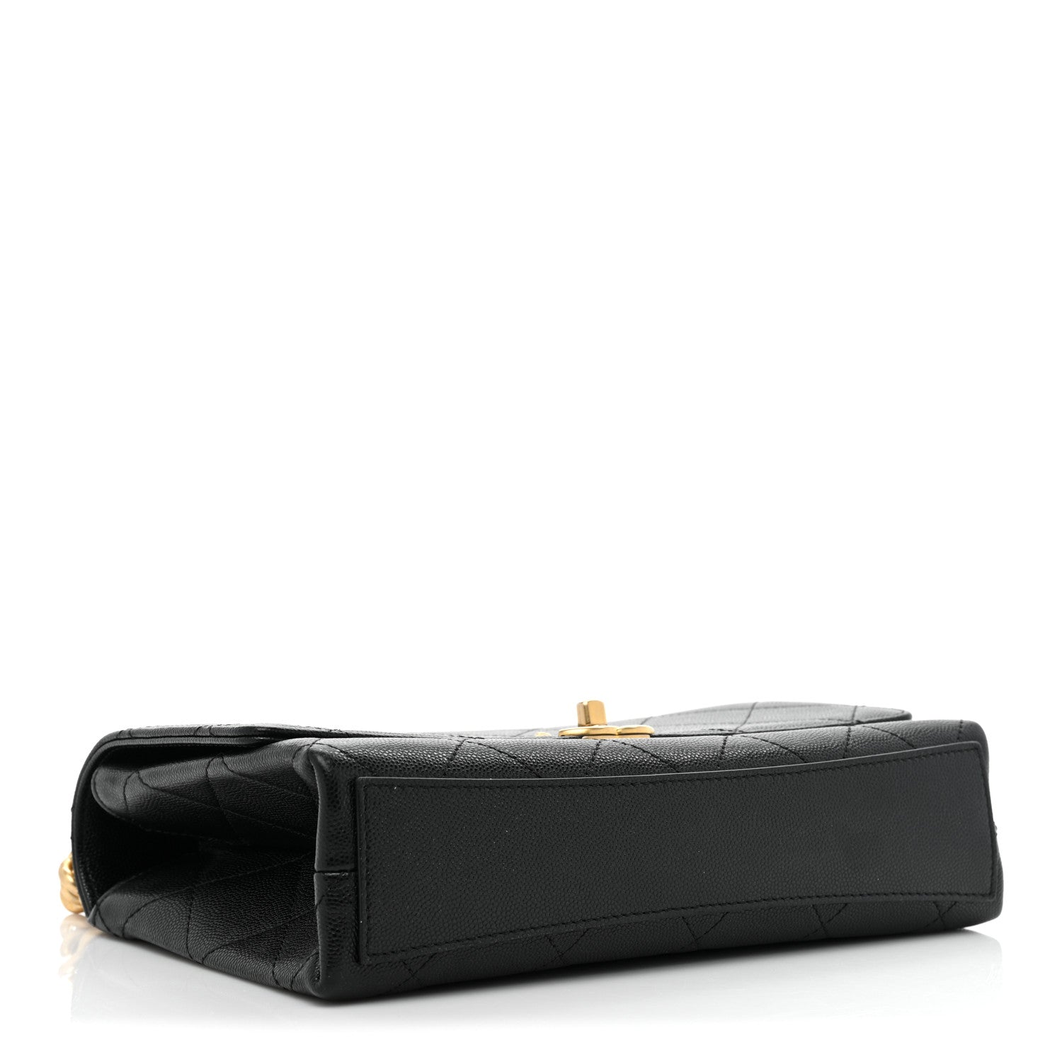 Chanel Caviar Quilted Bracelet On Chain Flap Black 4 of 9