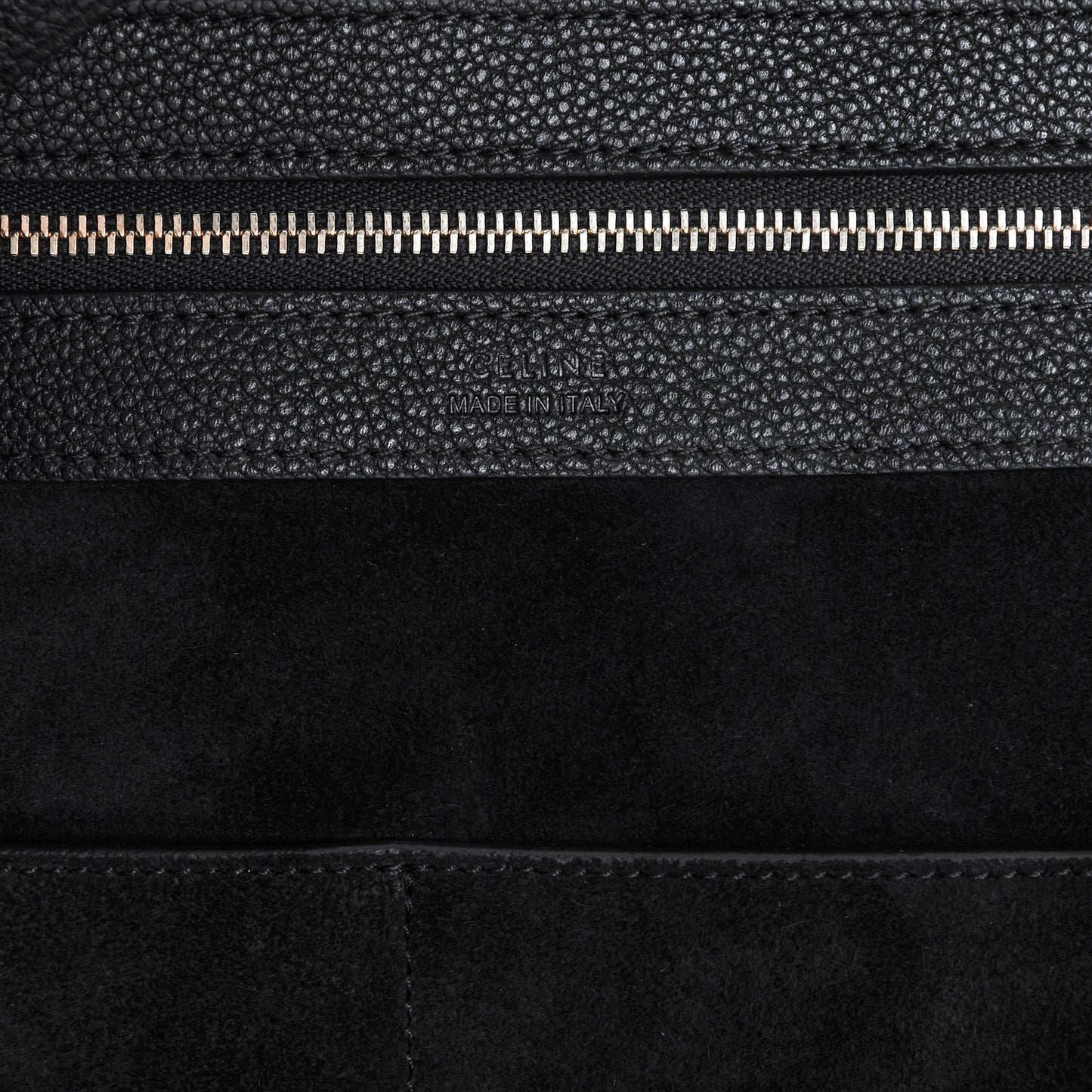Soft Grained Calfskin Small Belt Cabas Phantom Black