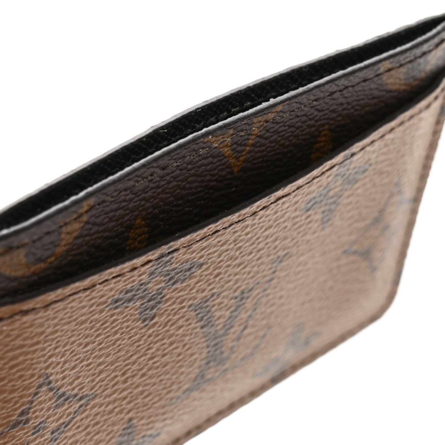 Reverse Monogram Card Holder
