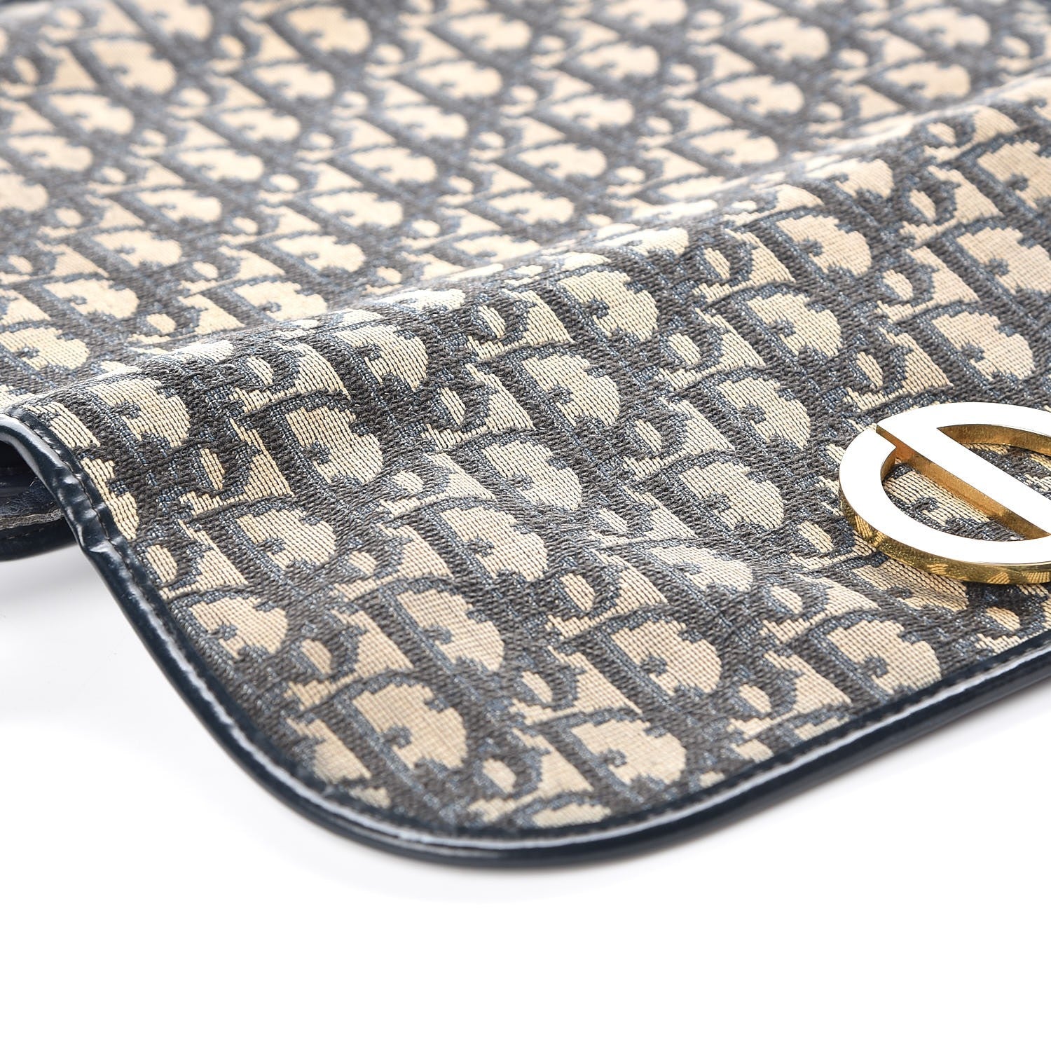 Christian Dior Monogram Flap Navy Blue 14 of 14