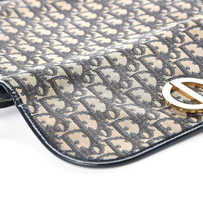 Christian Dior Monogram Flap Navy Blue 14 of 14