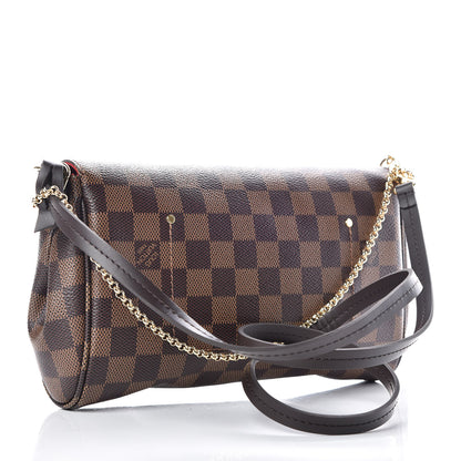 Louis Vuitton Damier Ebene Favorite MM 3 of 10