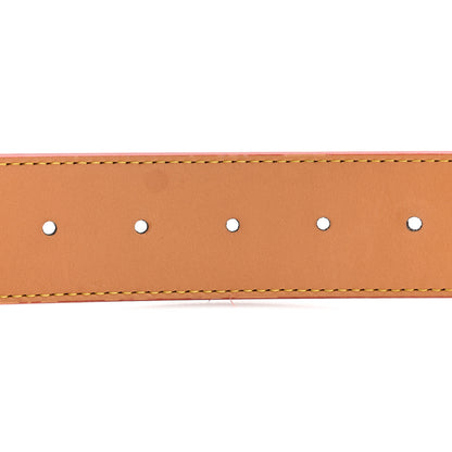 Louis Vuitton Calfskin Brushed Monogram 40mm LV Initiales 90 36 Belt 4 of 8