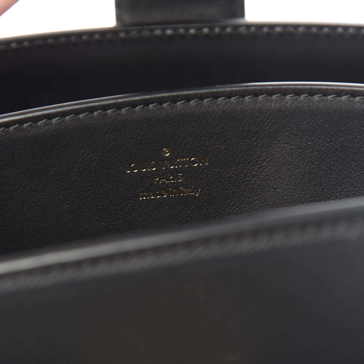 Louis Vuitton Taurillon Cour Marly MM Black 6 of 9