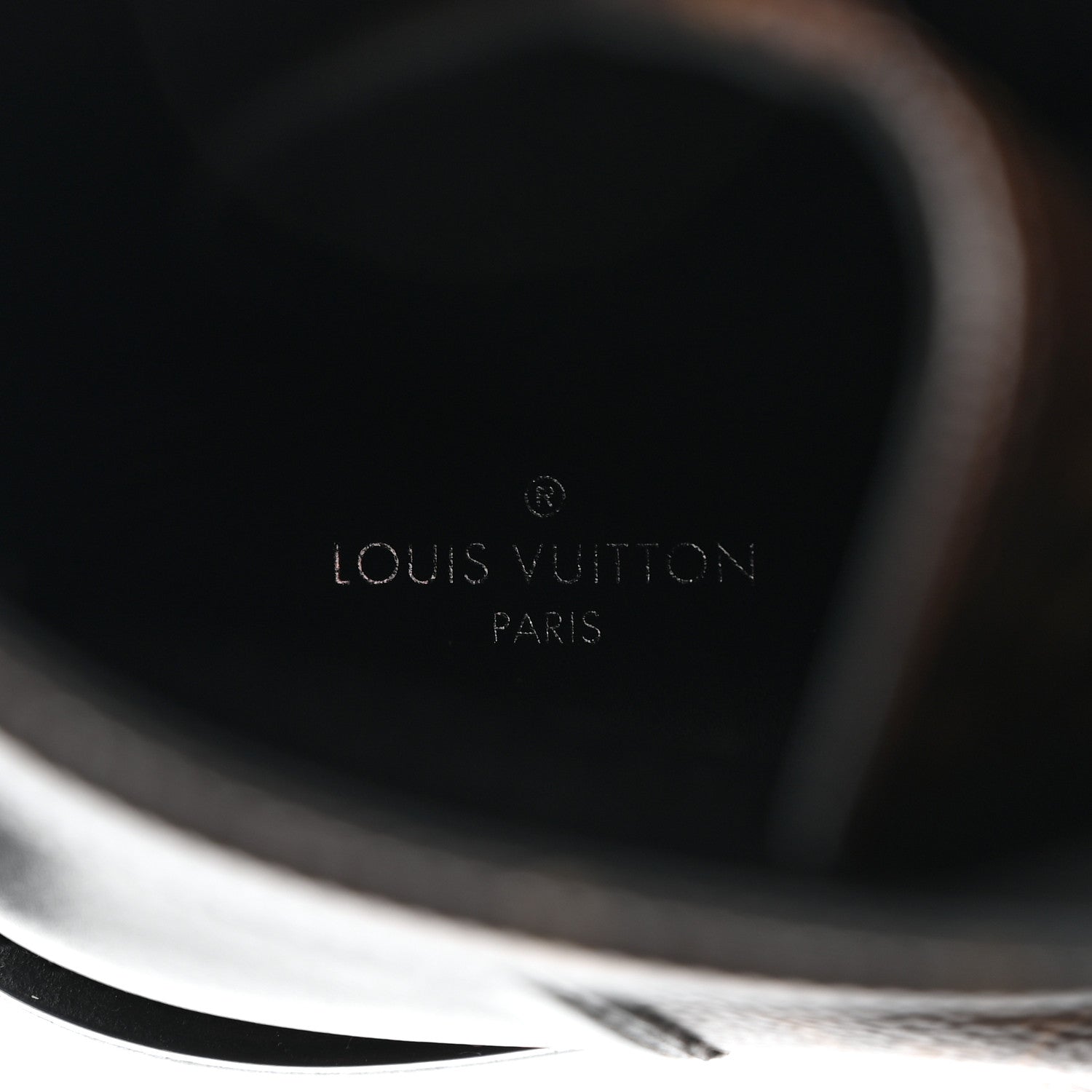 Louis Vuitton Calfskin Monogram Wonderland Flat Ranger Boots 38 Black 7 of 8