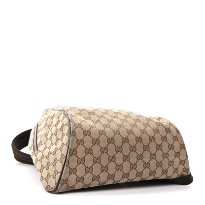 Gucci Monogram Travel Backpack Dark Brown 4 of 10