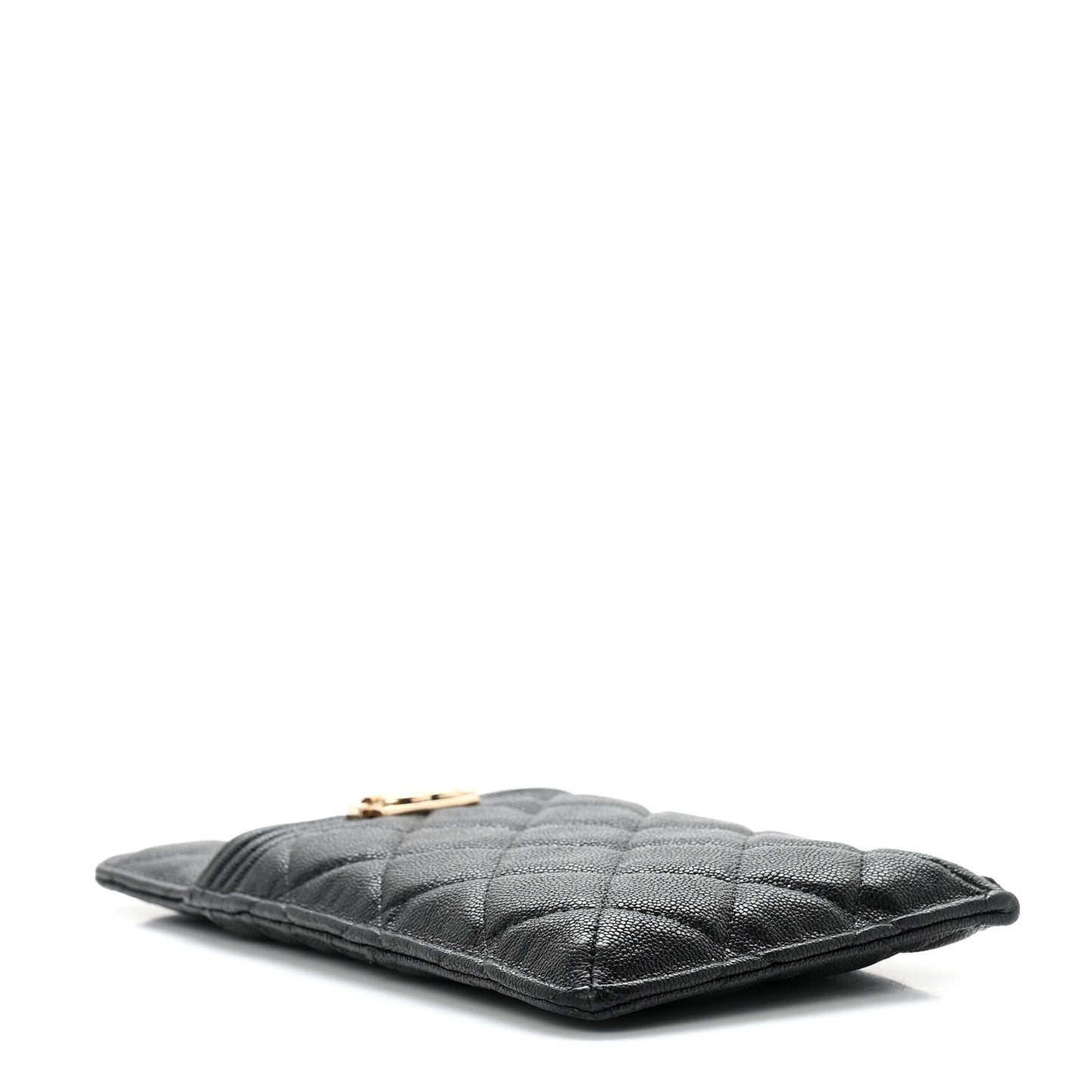 Caviar Quilted Boy iPhone Pouch Black