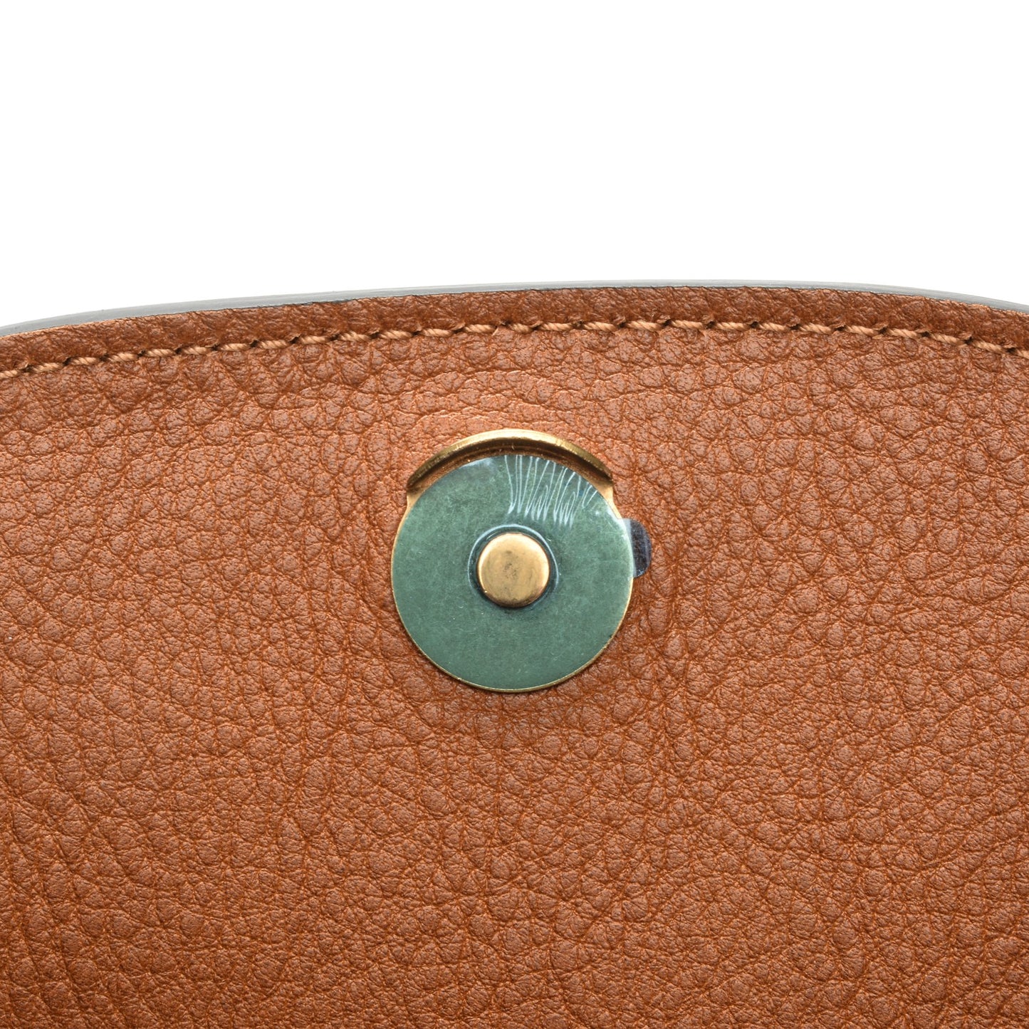 Calfskin Suede Small Nile Bracelet Bag Caramel