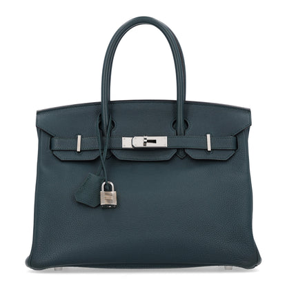 Hermes Togo Birkin 30 Vert Cypress 1 of 10