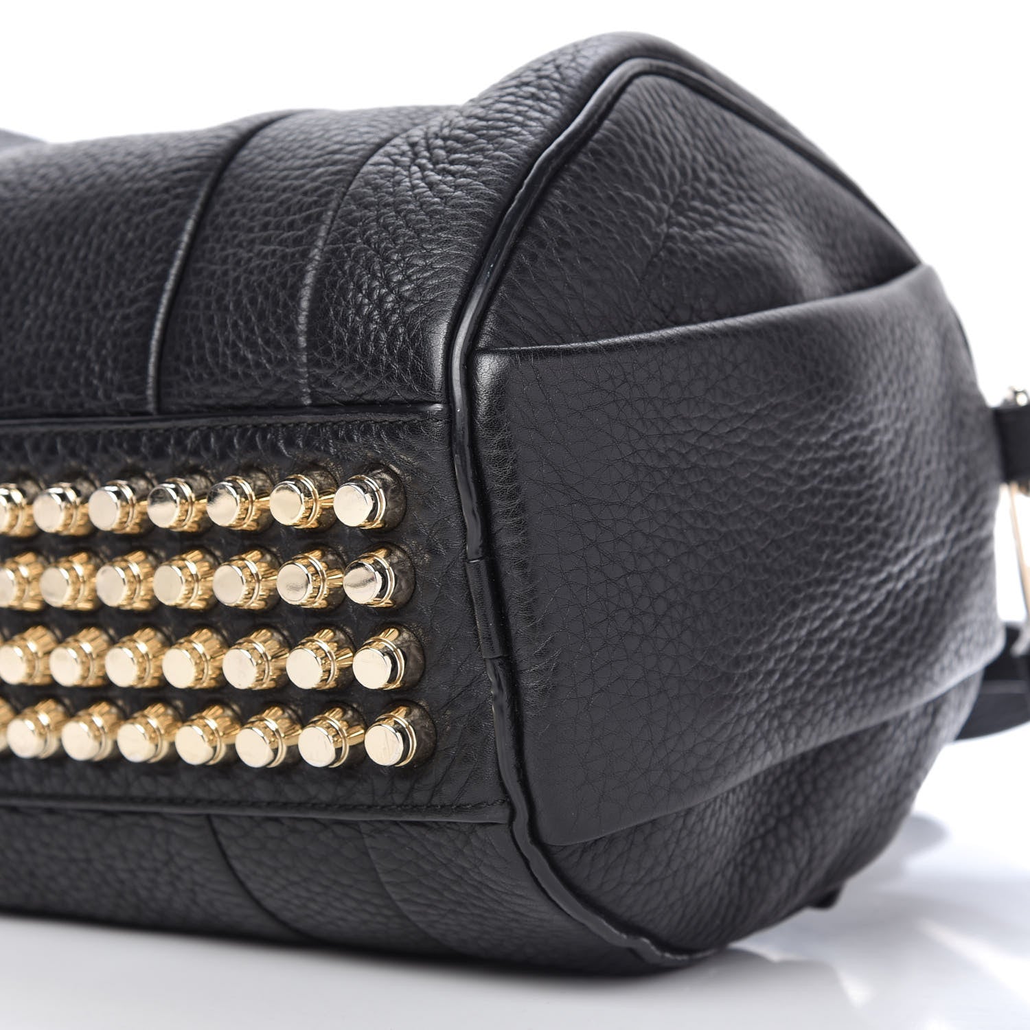 Alexander Wang Pebbled Lambskin Rockie Black Pale Gold Hardware 7 of 8