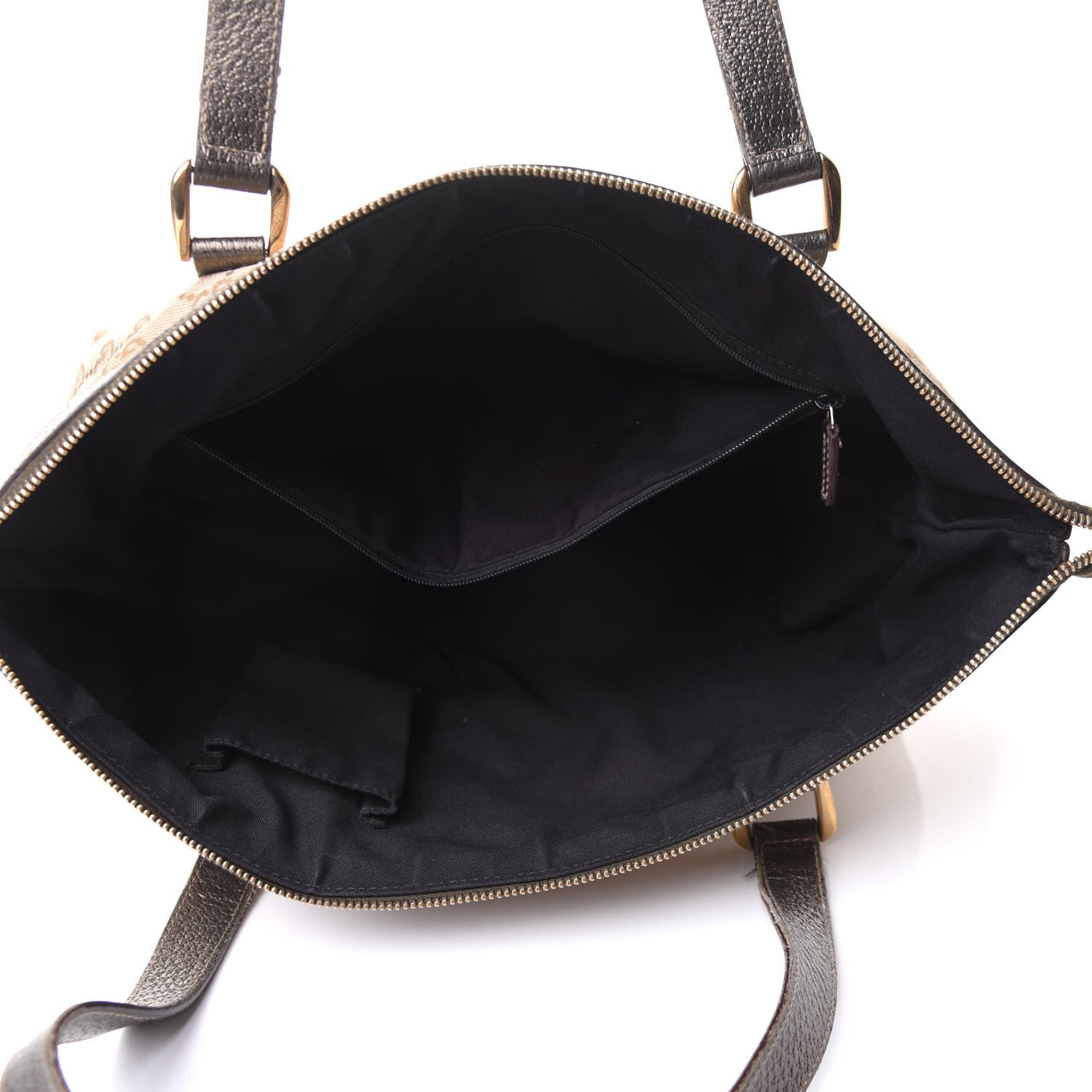 Gucci Monogram Medium Abbey Tote Dark Brown 5 of 11