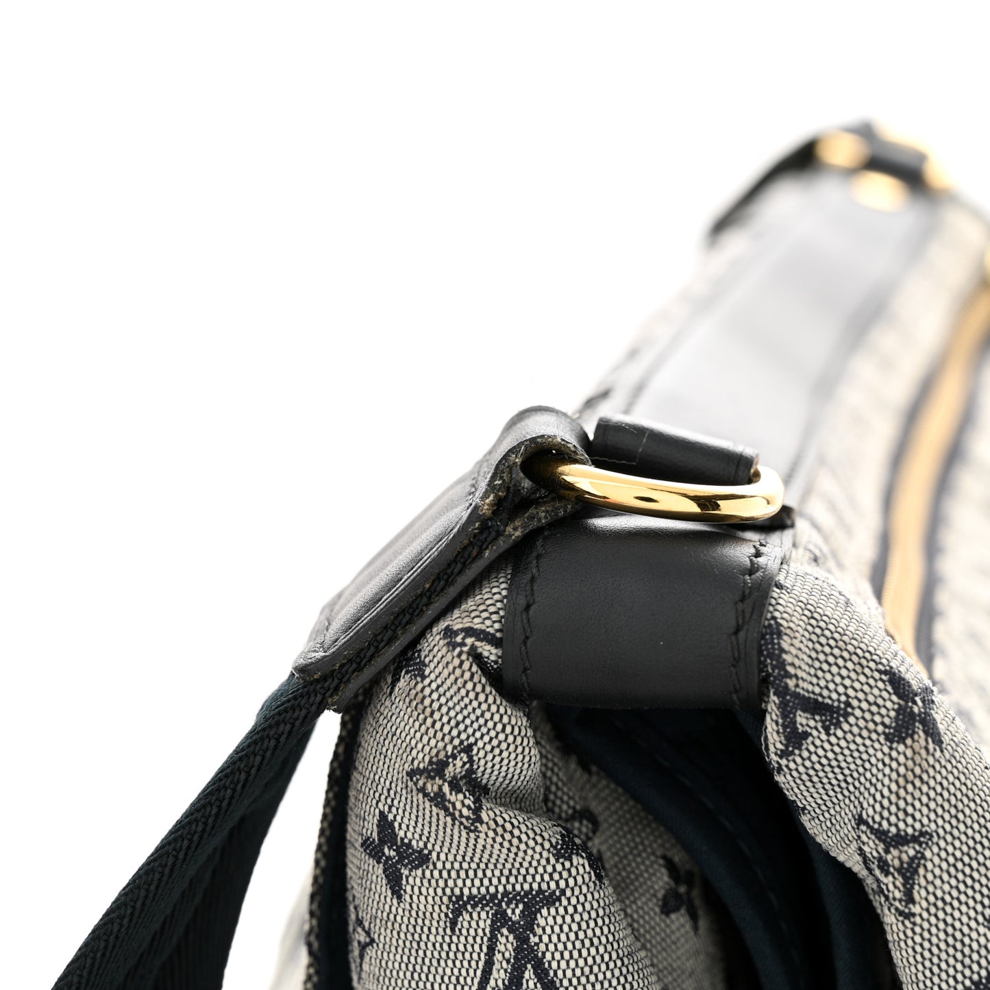 LOUIS VUITTON Mini Lin Sac a Langer Diaper Bag Blue