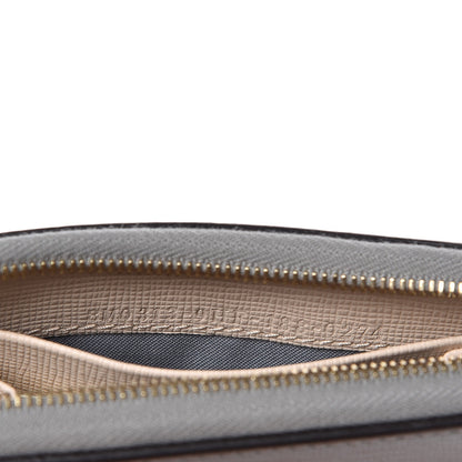 Fendi Vitello Elite Monster Eyes Studded Mini Zip Around Wallet Ghiaccio Black Multicolor 7 of 8