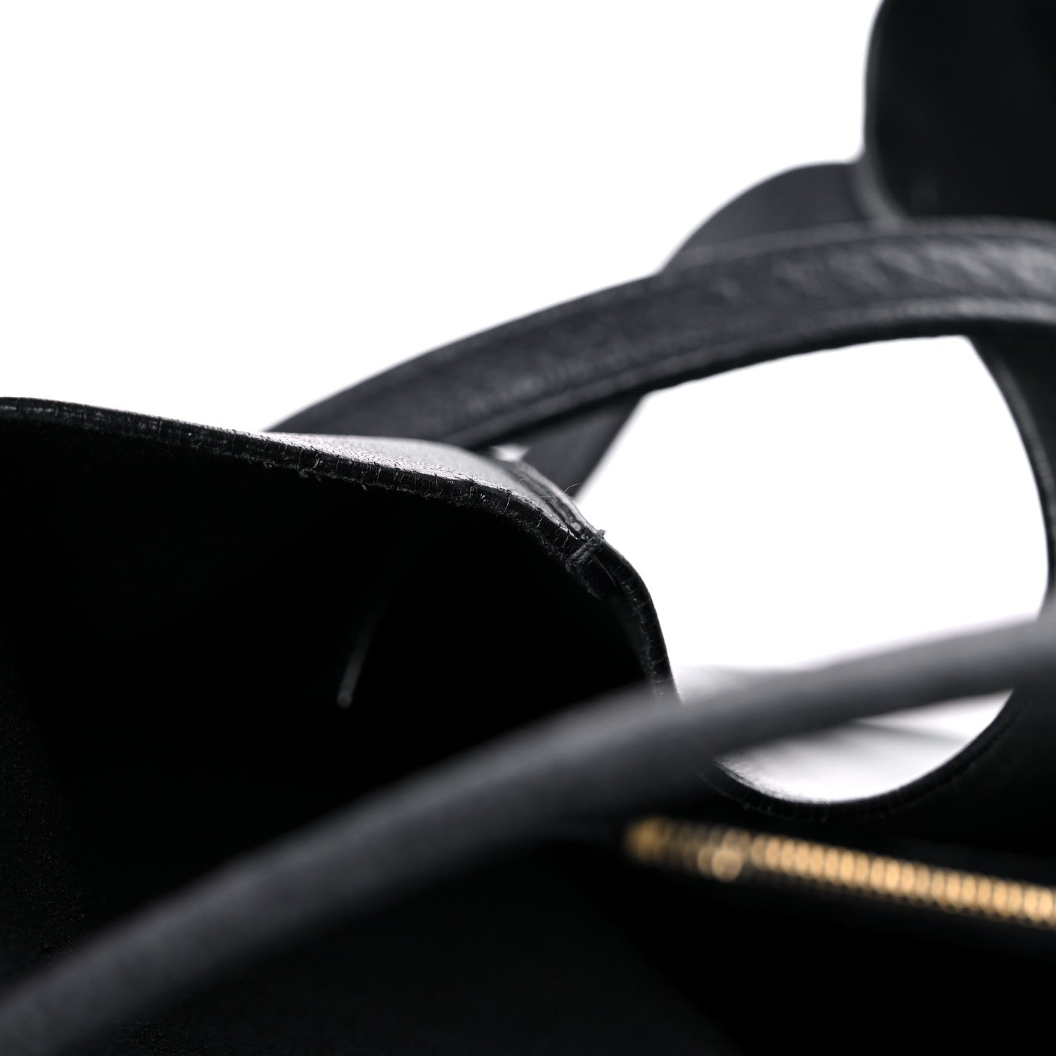 Saint Laurent Calfskin Large Shopping Tote Black 21 of 23
