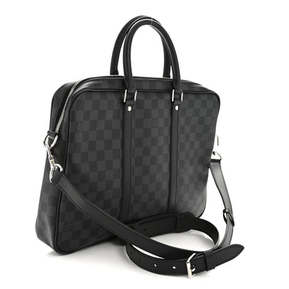 Louis Vuitton Damier Graphite Porte Documents Voyage PM 3 of 9