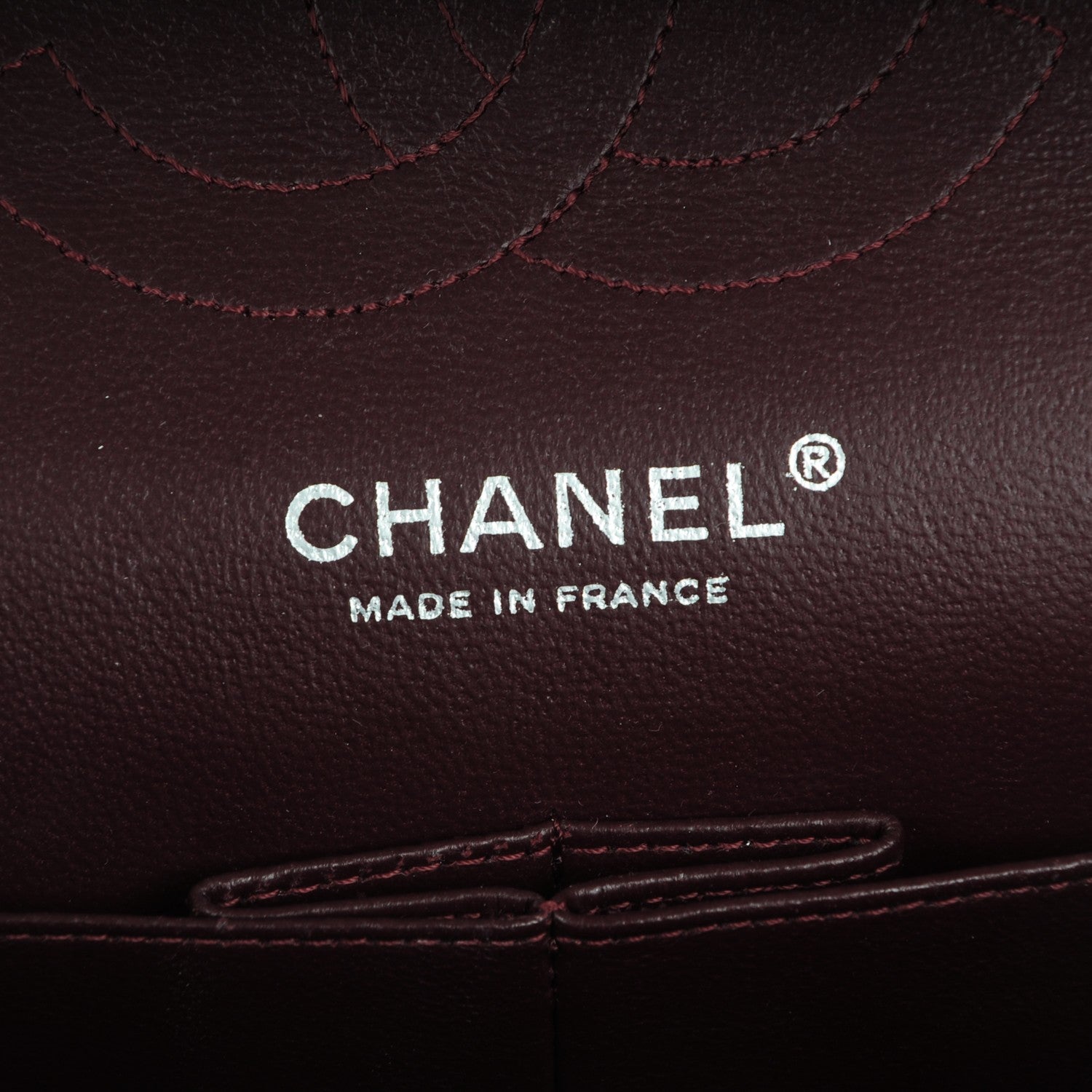 Chanel Distressed Patent Quilted Medium Double Flap Bordeaux 7 of 8