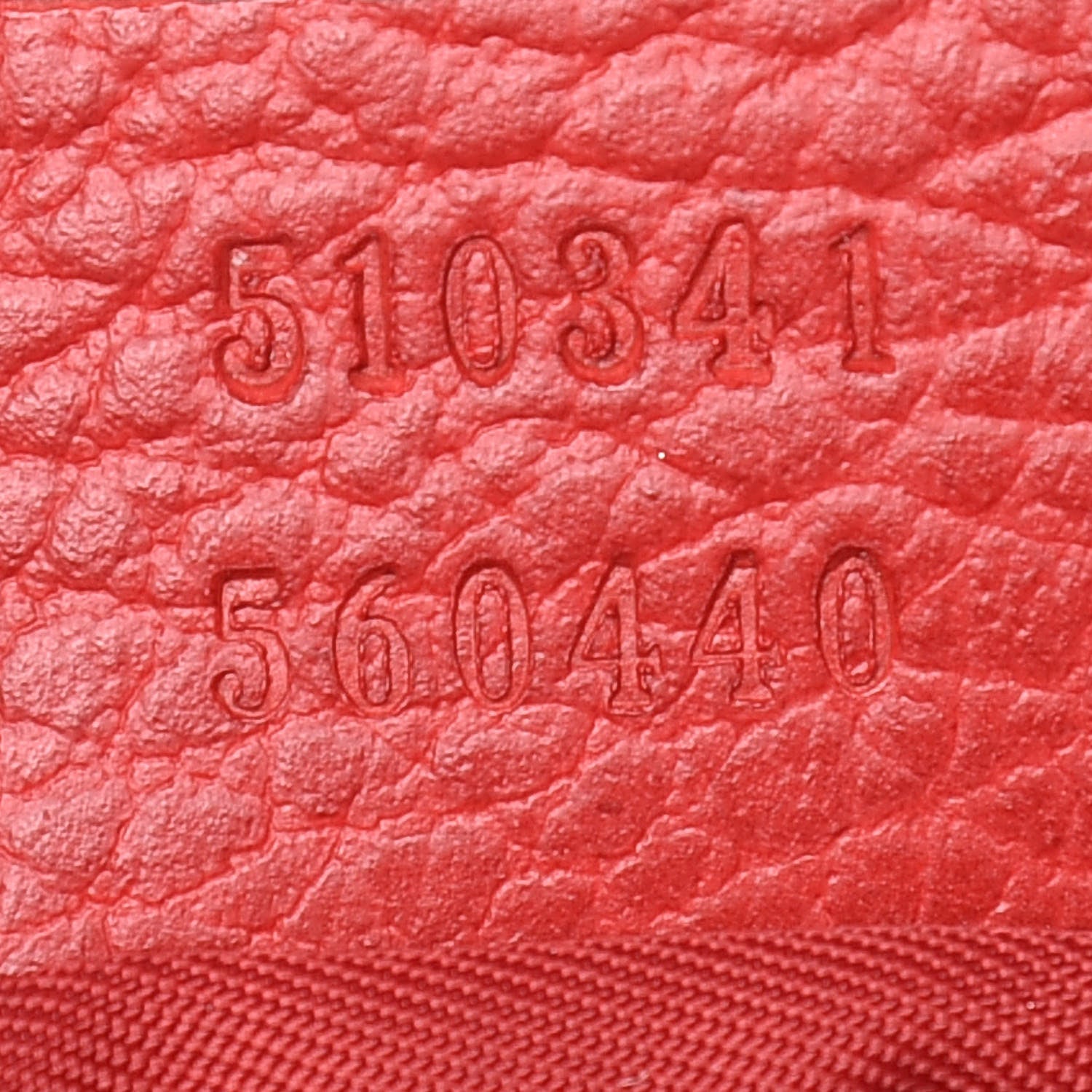 Gucci Nylon Monogram Small Dolmias Pouch Vibrant Red 9 of 9