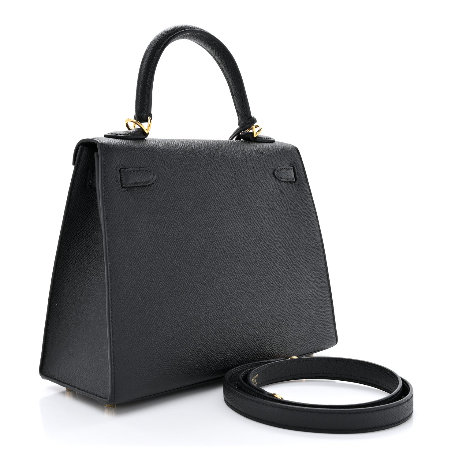 Hermes Epsom Kelly Sellier 25 Black 2 of 12