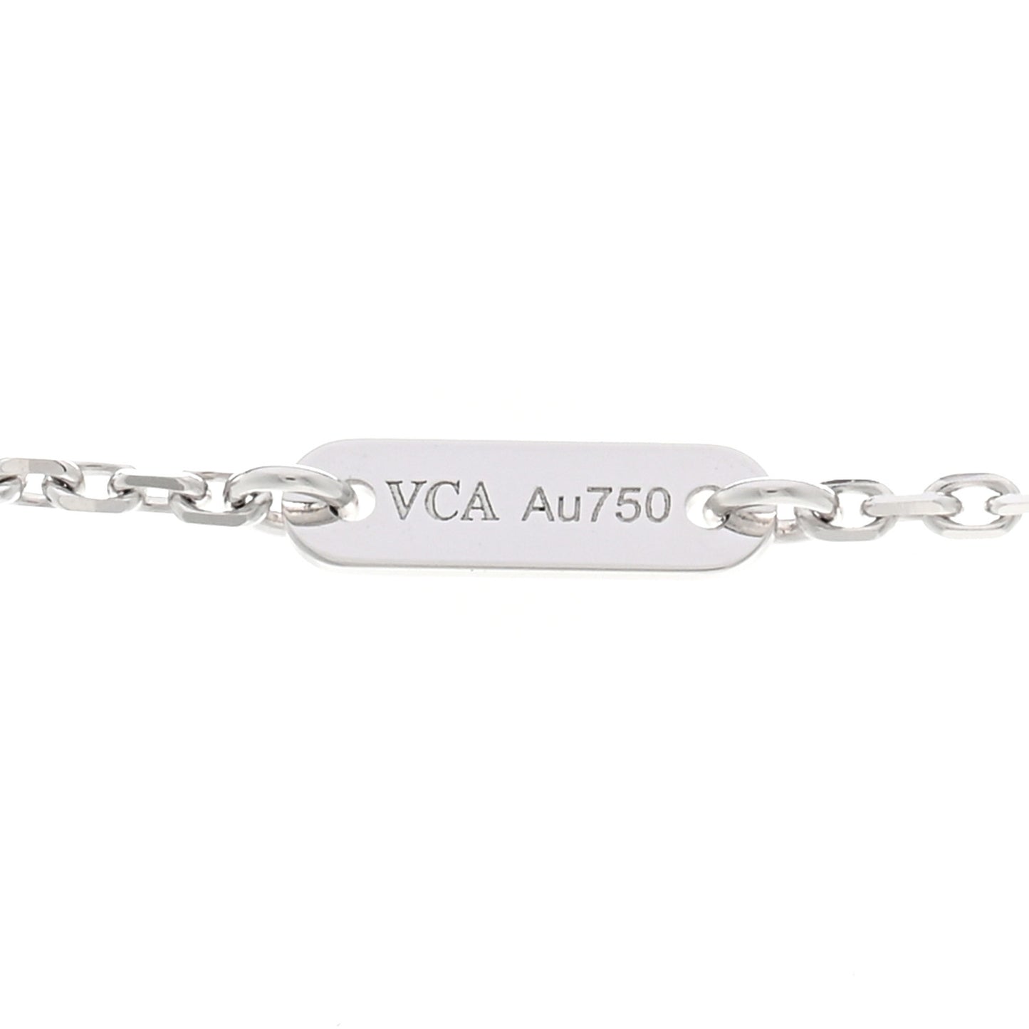 18K White Gold Diamond Mini Frivole Pendant Necklace