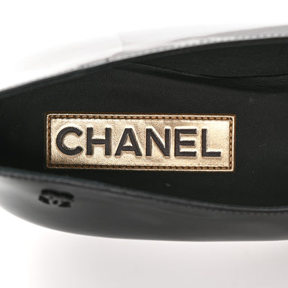 Chanel Patent Pumps 38.5 Black 7 of 12