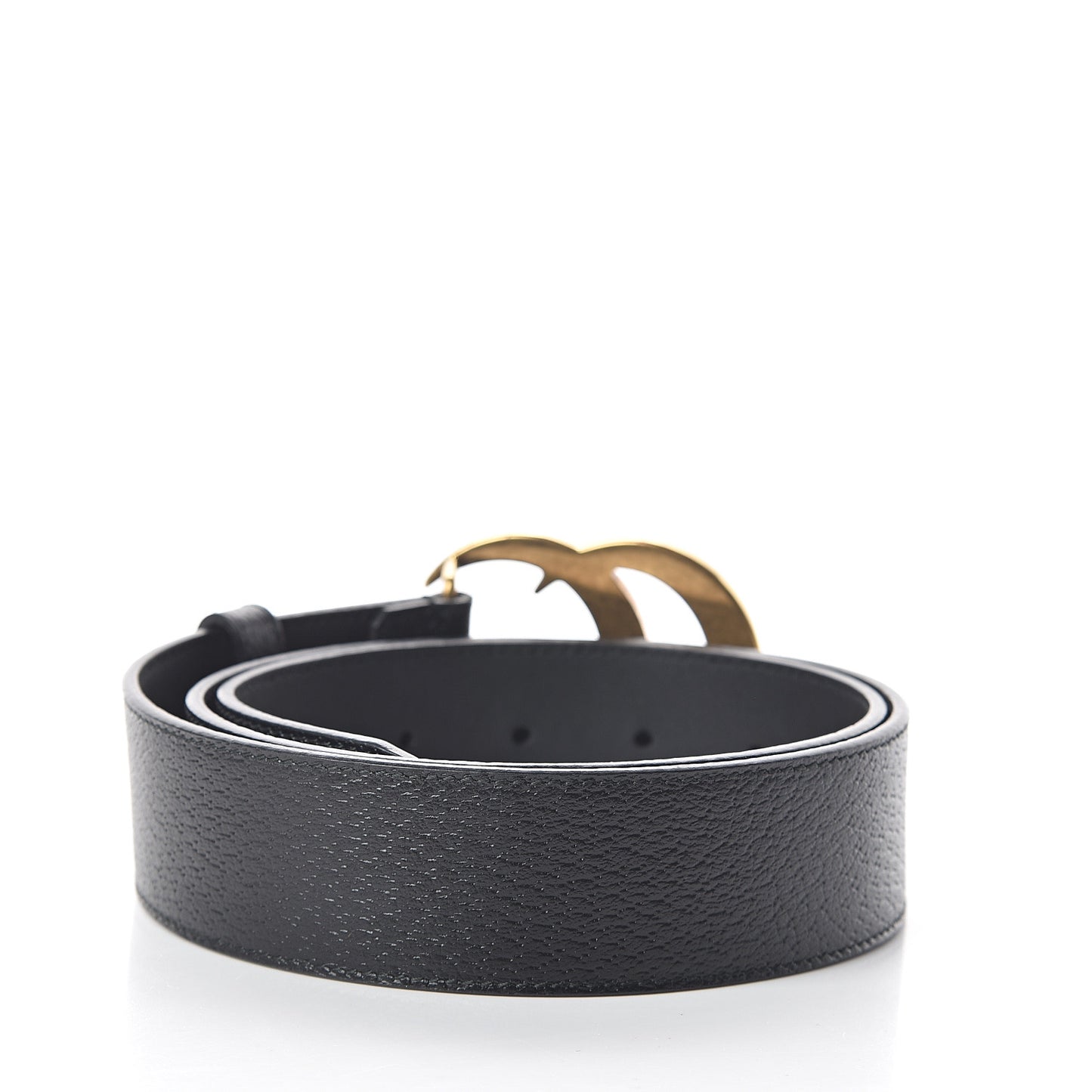 Textured Calfskin Double G 40mm Belt 85 34 Black