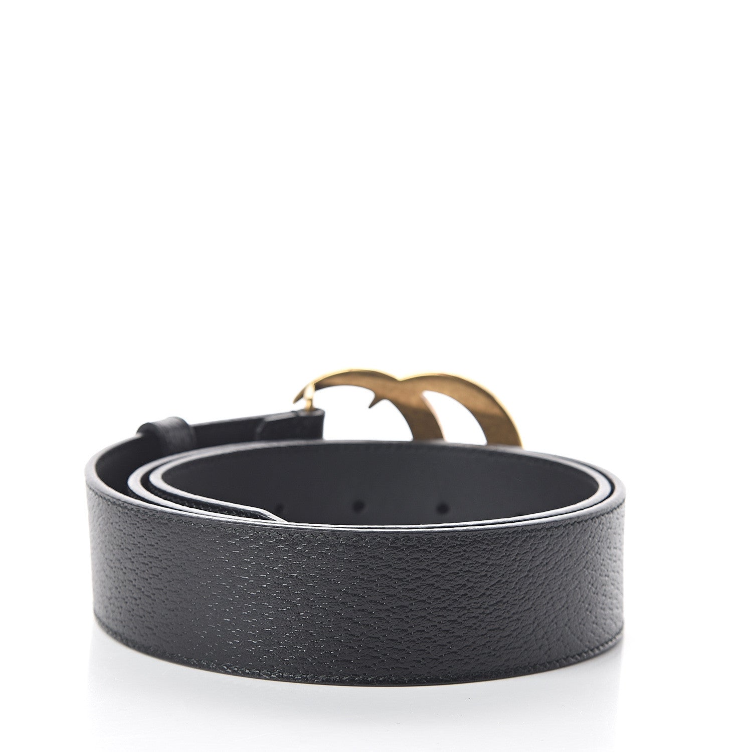 Gucci Textured Calfskin Double G 40mm Belt 85 34 Black 2 of 5