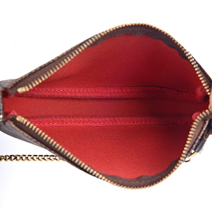 Louis Vuitton Damier Ebene Mini Pochette Accessories 5 of 8
