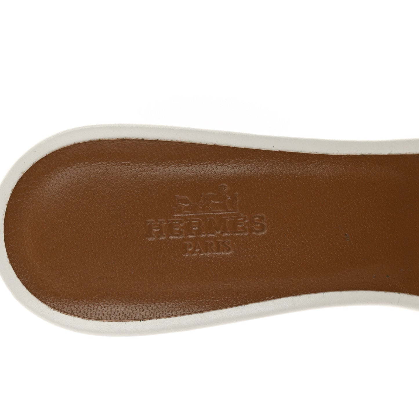 Calfskin Oasis Sandals 37 White