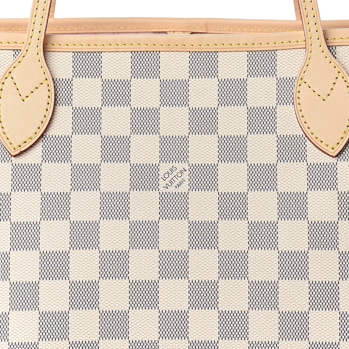 Damier Azur Neo Neverfull MM Rose Ballerine