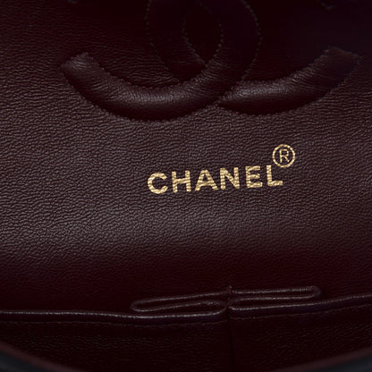 Chanel Lambskin Quilted Medium Double Flap Black 8 of 11