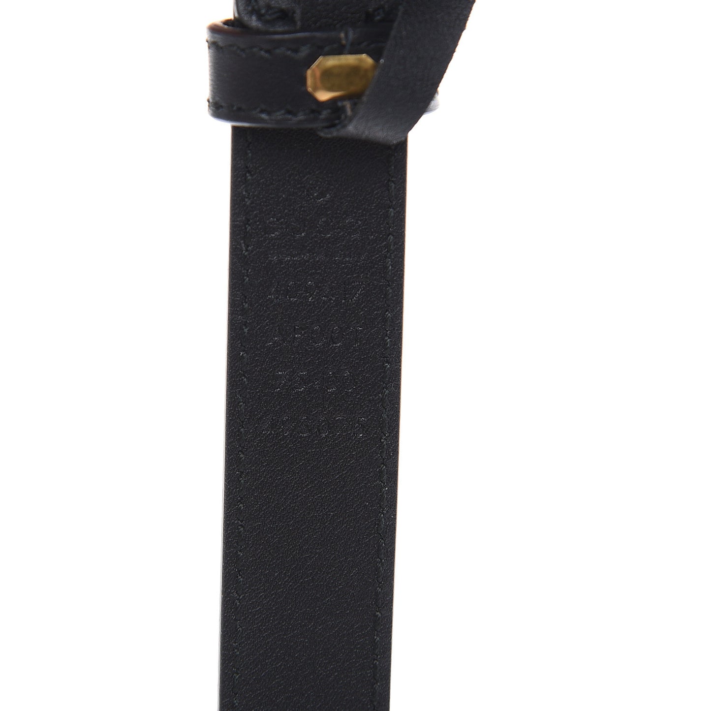 Calfskin Double G 20mm Belt 75 30 Black